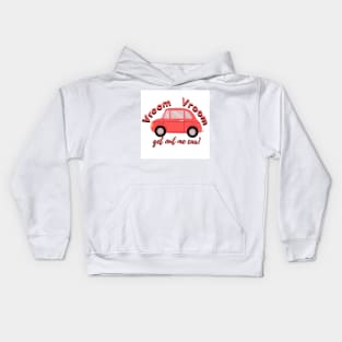 Get out me car Vine merch Kids Hoodie